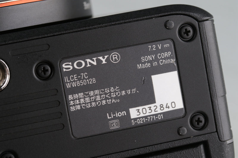 Sony α7C/a7C Mirrorless Digital Camera With Box *Japanese Version Only* #47745L2