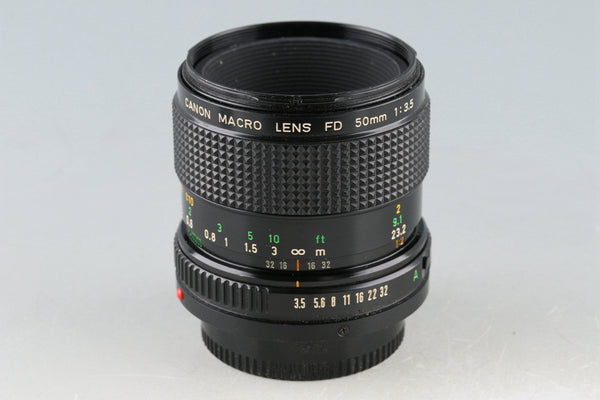 Canon Macro FD 50mm F/3.5 Lens #47940H13