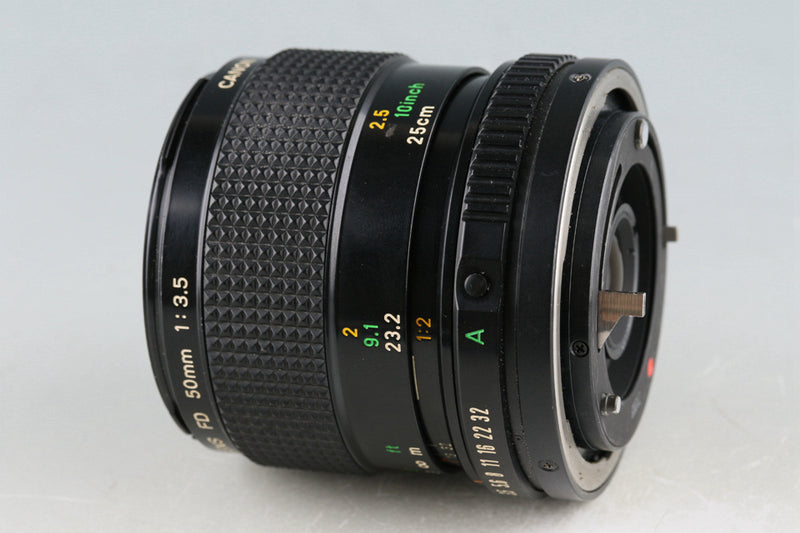 Canon Macro FD 50mm F/3.5 Lens #47940H13