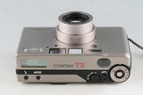 Contax T3 Double Teeth 35mm Point & Shoot Film Camera #47947D5