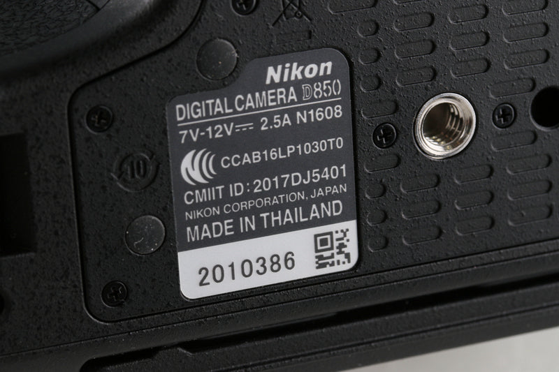 Nikon D850 Digital SLR Camera #48007E2