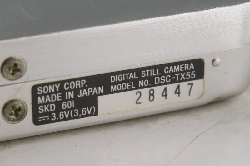 Sony Cyber-Shot DSC-TX55 Digital Camera With Box #48008L2