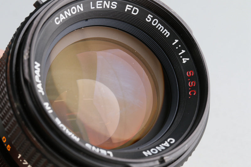 【整備済】Canon A-1 + FD 50ｍｍ f1.4 S.S.C.