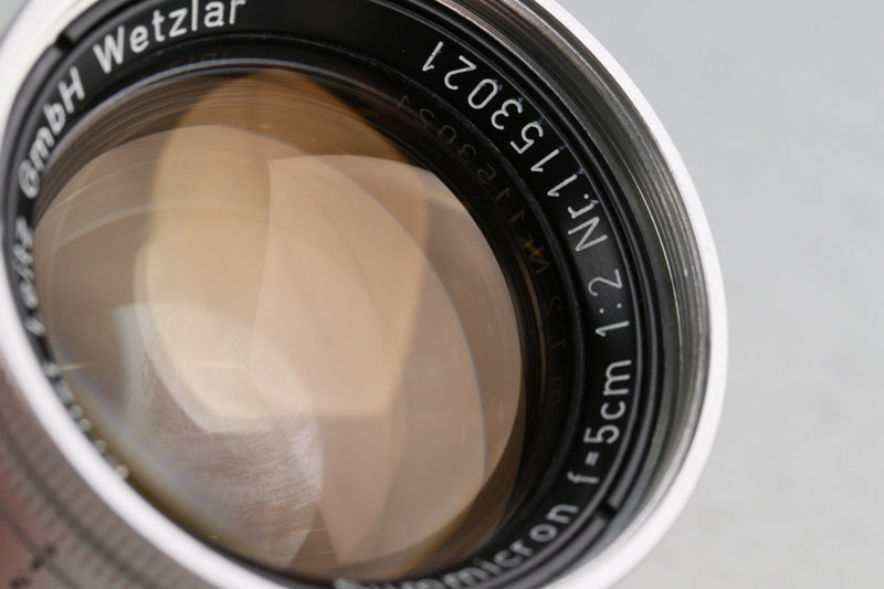 Leica Leitz Summicron 50mm F/2 Lens for Leica L39 #48132T
