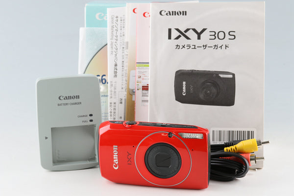 Canon IXY 30 S Digital Camera With Box #48141L3