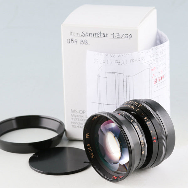 宮崎光学 MS-OPTICS sonnetar 50mm f1.3シルバー - レンズ(単焦点)