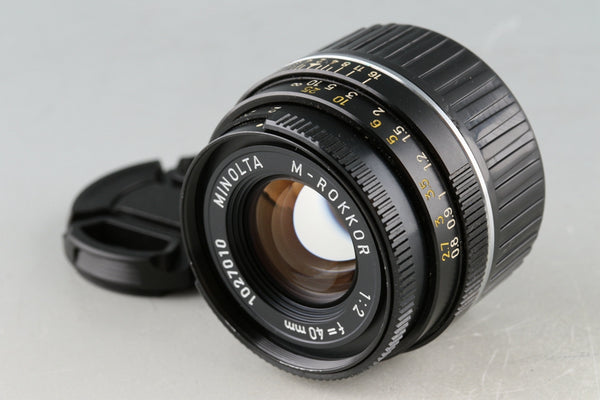 Minolta M-Rokkor 40mm F/2 Lens for Leica M #48309C2