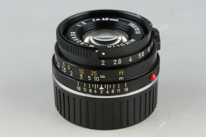 Minolta M-Rokkor 40mm F/2 Lens for Leica M #48309C2 – IROHAS SHOP