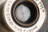 Leica Leitz Model A Elmar 50mm F/3.5 + Rangefinder #48547T