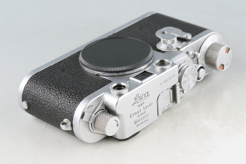 Leica Leitz IIIf Red Dial 35mm Rangefinder Film Camera #48582D1