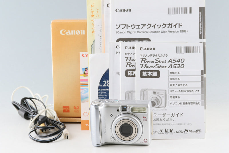 Canon Power Shot A540 Digital Camera With Box #48619L3