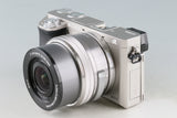 Sony α6000/a6000 + E PZ 16-50mm F/3.5-5.6 OSS Lens + E 55-210mm F/4.5-6.3 OSS Lens #48623L2