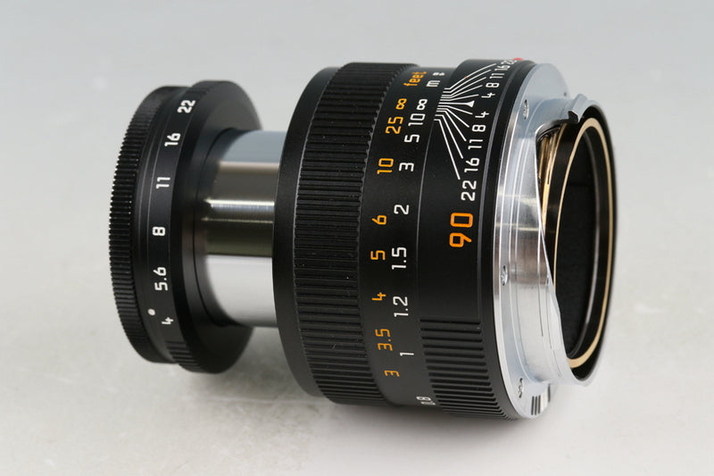 Leica Macro-Elmar-M 90mm F/4 Lens + Macro Adapter-M + Angle Finder M With Box #48683L2