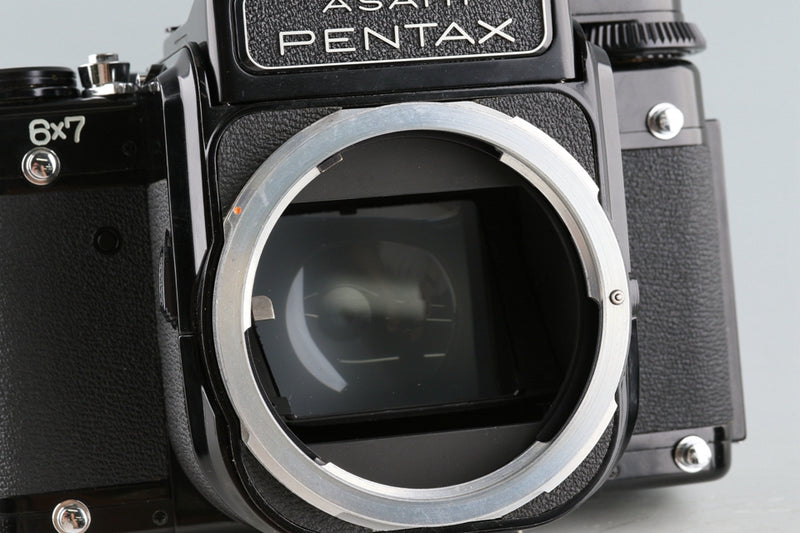 Asahi Pentax 6x7 TTL + SMC Takumar 6x7 105mm F/2.4 Lens + Wood Hand Grip #48721E1