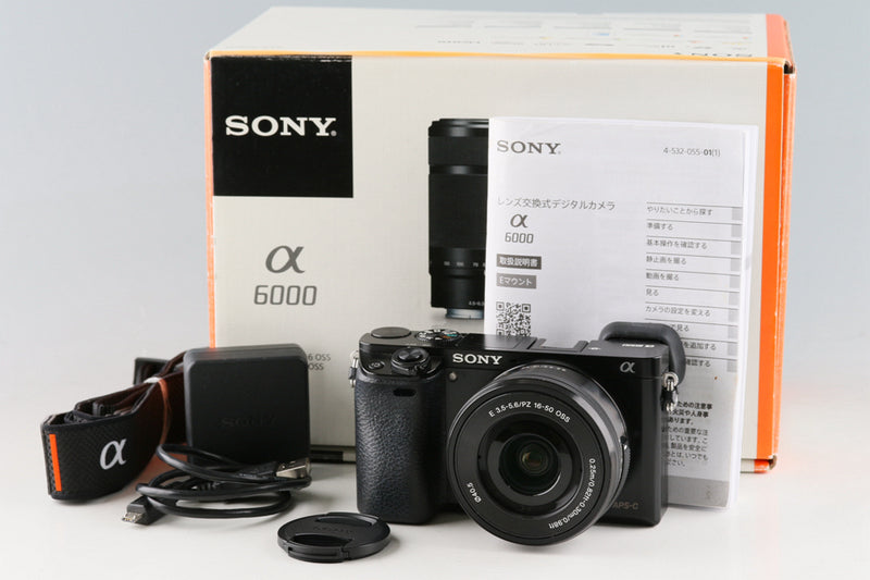 Sony α6000/a6000 + E PZ 16-50mm F/3.5-5.6 OSS Lens With Box #48733L2-