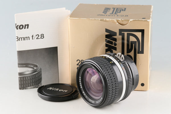 Nikon Nikkor 28mm F/2.8 Ais Lens With Box #48829L4