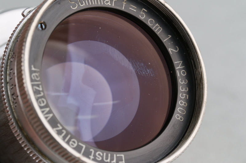 Leica Leitz Summar 50mm F/2 Lens for Leica L39 #48949T – IROHAS SHOP