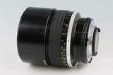 Nikon Nikkor 135mm F/2 Ais Lens #49086A5