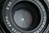Leica Summicron-M 35mm F/2 ASPH. Black Paint Lens for Leica M #49136T