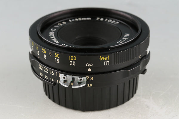 Nikon GN Auto Nikkor.C 45mm F/2.8 Ai Convert Lens #49196A4