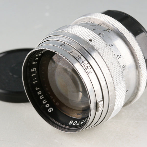 レア☆ライカL39 カールツァイス・イエナ製ゾナー50mmF1.5 - レンズ(単 