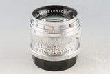 Carl Zeiss Jena Sonnar 50mm F/1.5 Lens for Leica L39 #49288C1