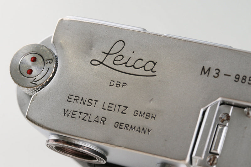 Leica Leitz M3 35mm Rangefinder Film Camera #49365T – IROHAS SHOP