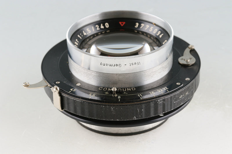 Schneider-Kreuznach Xenar 240mm F/4.5 Lens #49372B6