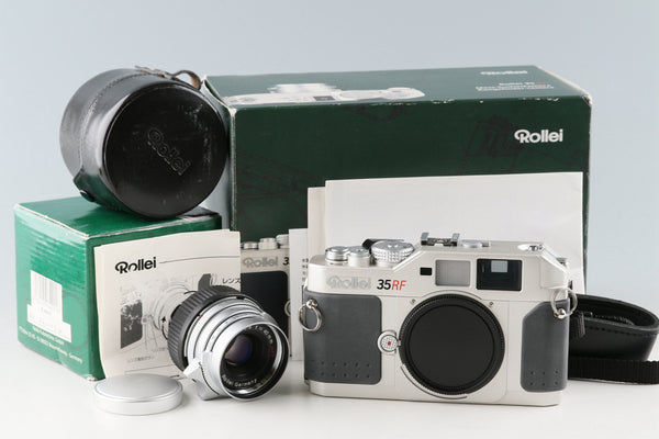 Rollei 35RF Rangefinder Film Camera + Sonnar 40mm F/2.8 Lens With Box #49374L7