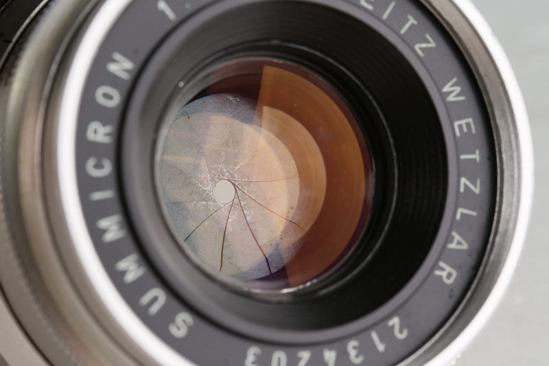 Leica Leitz Summicron 35mm F/2 8 Element Lens for Leica M #49413T