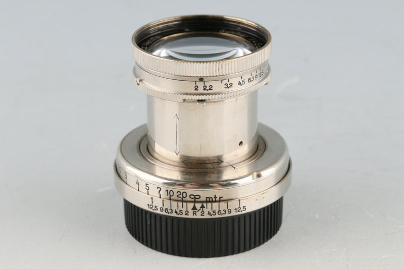 Leica Leitz Summar 50mm F/2 Nickel Lens for Leica L39 #49432C2-