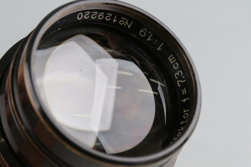 Leica Leitz Hektor 73mm F/1.9 Nickel Lens for Leica L39 #49434C2