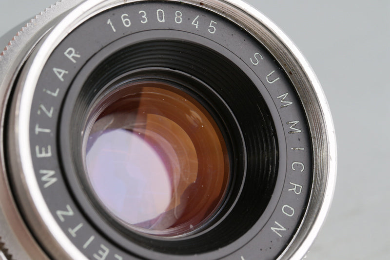 Leica Leitz Summicron 35mm F/2 Lens for Leica M #49698T