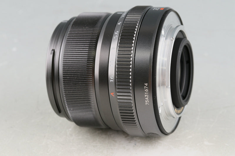 Fujifilm Fujinon Super EBC XF 23mm F/2 R WR Aspherical Lens #49723E5
