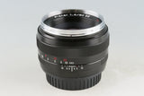 Carl Zeiss Planar T* 50mm F/1.4 ZE Lens for Canon #49745H12