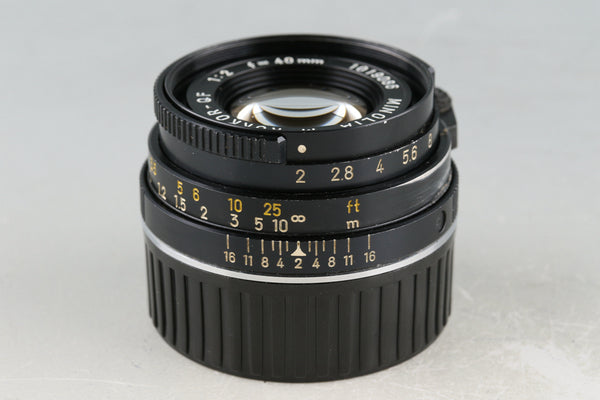 Minolta M-Rokkor-QF 40mm F/2 Lens for Leica M #49752F5