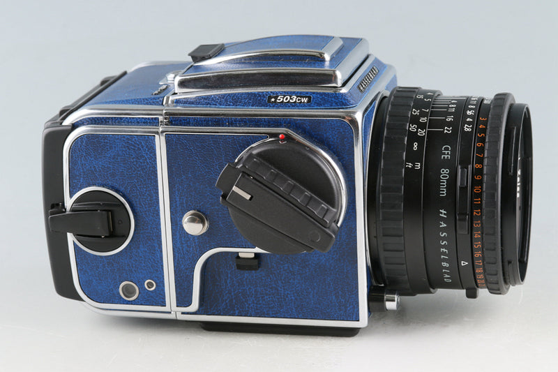 Hasselblad 503CW Original Leather + Planar T* 80mm F/2.8 CFE Lens