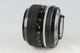 Nikon Nikkor Auto 50mm F/1.4 Lens #49849A3