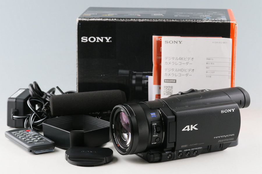 Sony FDR-AX100 Handycam With Box *Japanese version only* #49959L2 – IROHAS  SHOP