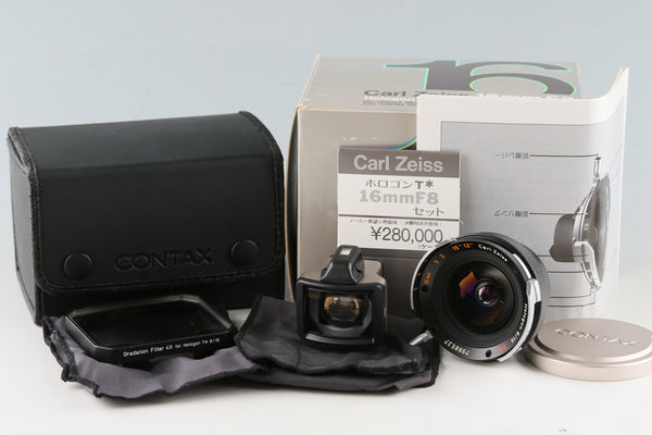 Contax Carl Zeiss Hologon T* 16mm F/8 Lens for Contax G1 G2 With Box #49961L8