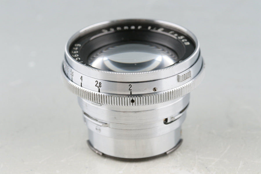 Carl Zeiss Jena Sonnar 50mm F/2 Lens for Contax RF #49982C2 – IROHAS SHOP