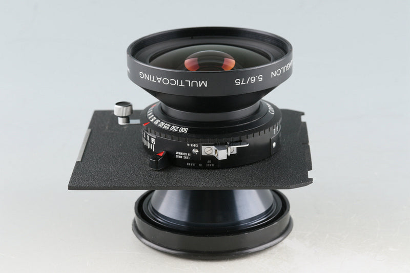 Schneider-Kreuznach Super-Angulon 75mm F/5.6 MC Lens #50012B3