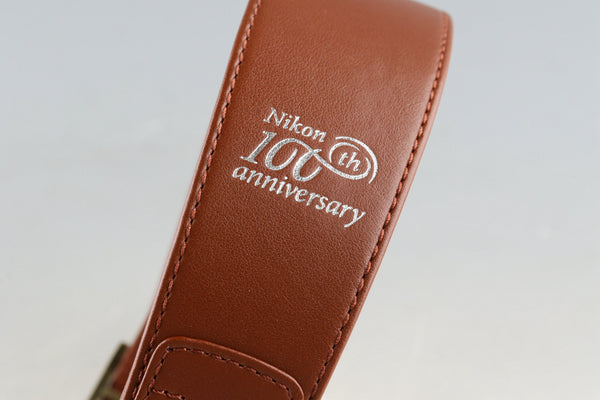 *New* Nikon 100th Anniversary Premium Camera Strap Brown #50069L8