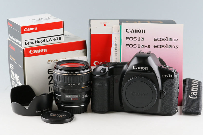 Canon EOS-1N + EF 28-105mm F/3.5-4.5 Lens With Box #50088L3