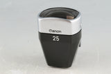 Canon 25mm F/3.5 Lens for Leica L39 + Viewfinder With Box #50153L3