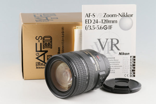 Nikon AF-S Nikkor 24-120mm F/3.5-5.6 G ED VR Lens With Box #50185L4