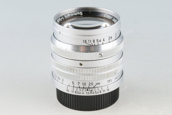 Leica Leitz Summarit 50mm F/1.5 Lens for Leica L39 #50202T