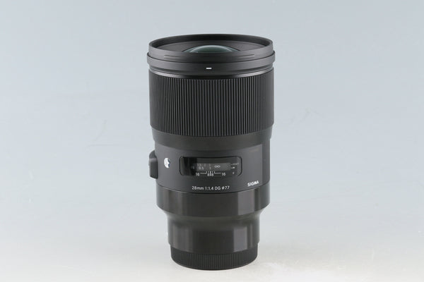Sigma 28mm F/1.4 DG HSM Lens for sony E With Box #50271L2