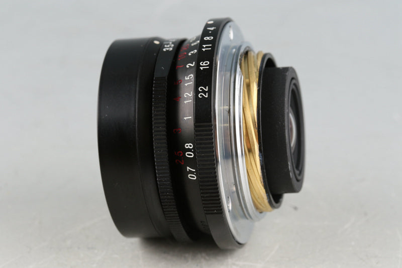 Voigtlander Color-Skopar 28mm F/3.5 Lens Black for Leica L39 With Box #50441L6