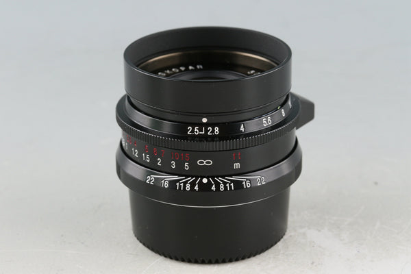 Voigtlander Color-Skopar 50mm F/2.5 Lens Black for Leica L39 With Box #50442L7